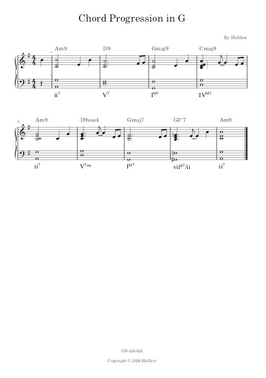 "Everywhere" progression in G